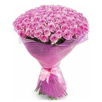 "Pink Roses 50 Flower Bouquet - Click here to View more details about this Product